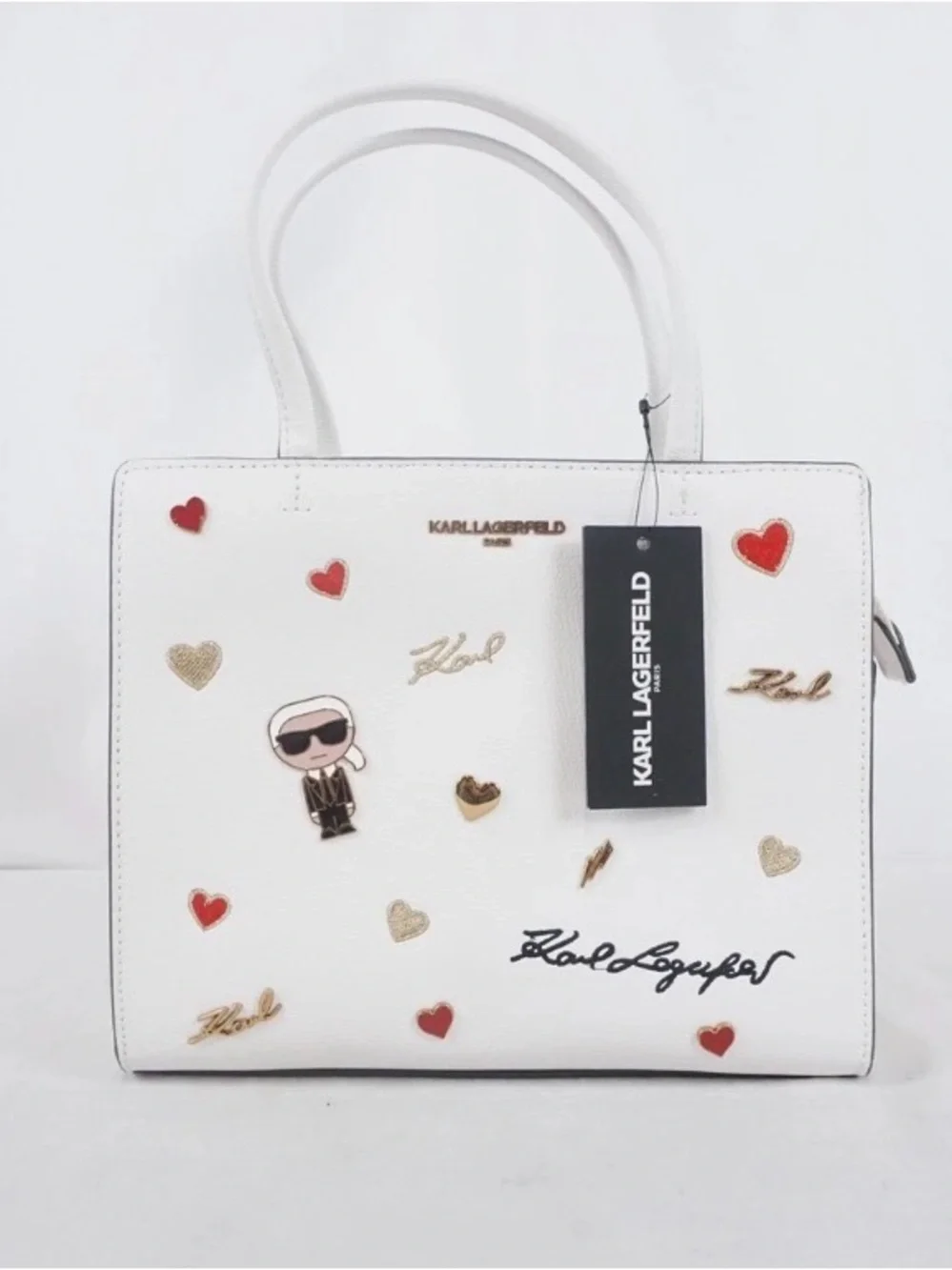 Karl Lagerfield  Maybelle Satchel with Cate Pins